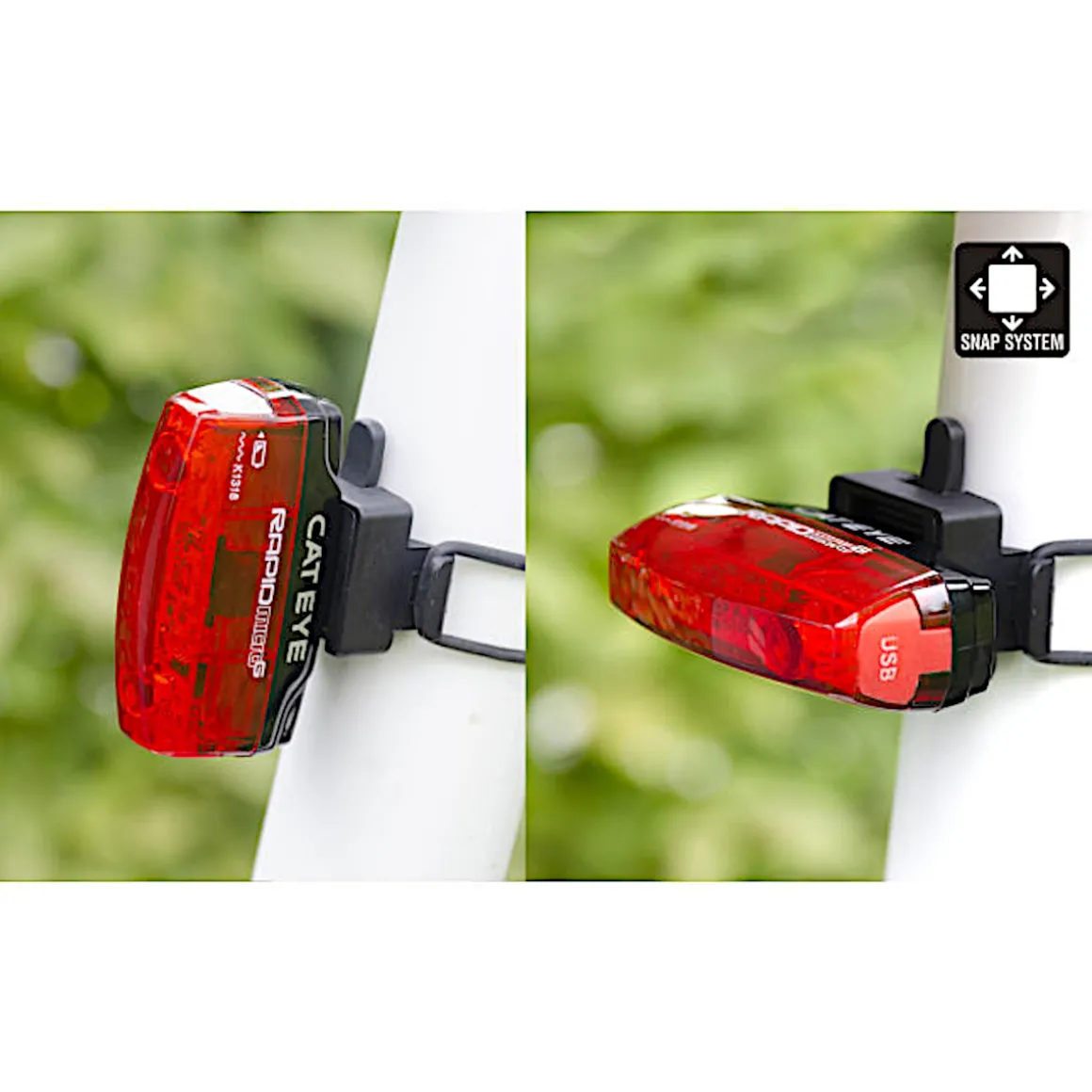Rechargeable Light Set GVolt 25 Headlight + Micro G Rear Light USB