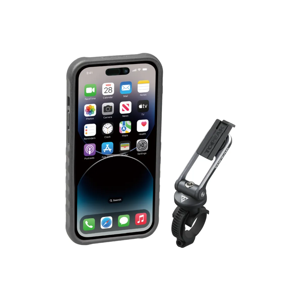 RideCase Phone Case for iPhone 14 Pro incl. RideCase Mount