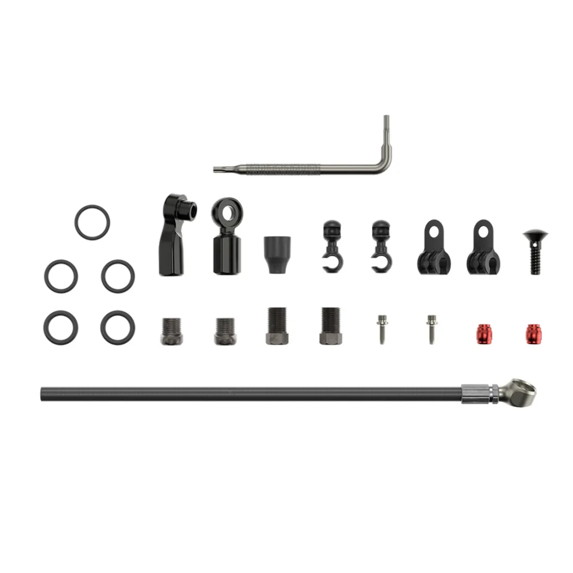 Road Disc Brake Hose for Brakes with Beveled Banjo