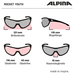 ROCKET YOUTH MTB children's sports glasses
