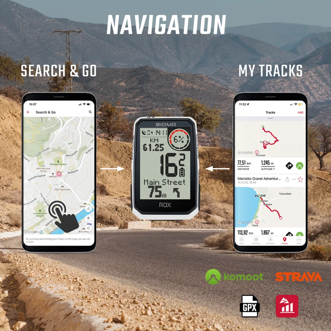 ROX 4.0 ENDURANCE GPS Bike Computer SENSOR SET