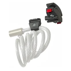 Saddle adapter with cable lock holder