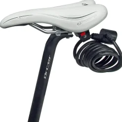 Saddle adapter with cable lock holder