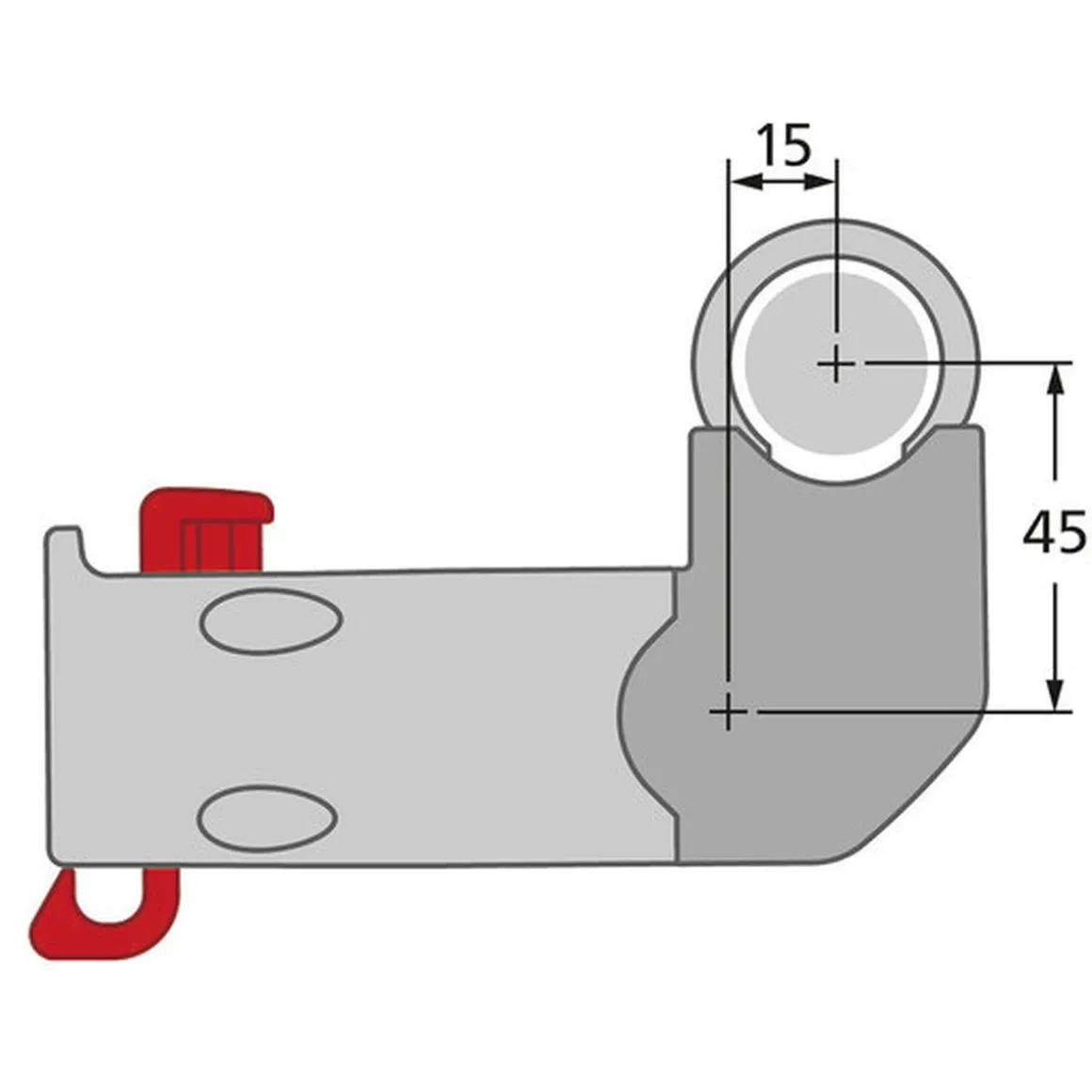 Spacer Kit E 90° for Handlebar Adapter E