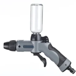 Spray Gun with Cleaning Agent Dispenser