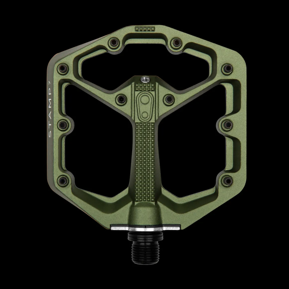 Stamp 7 MTB Pedals Ltd. Edition Dark Camo Green