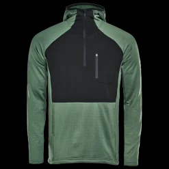 TRAIL grid fleece thermo hoodie