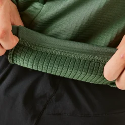 TRAIL grid fleece thermo hoodie