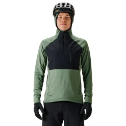 TRAIL grid fleece thermo hoodie