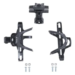 Tri Bottle Cage Set for Saddle Rail Mounting
