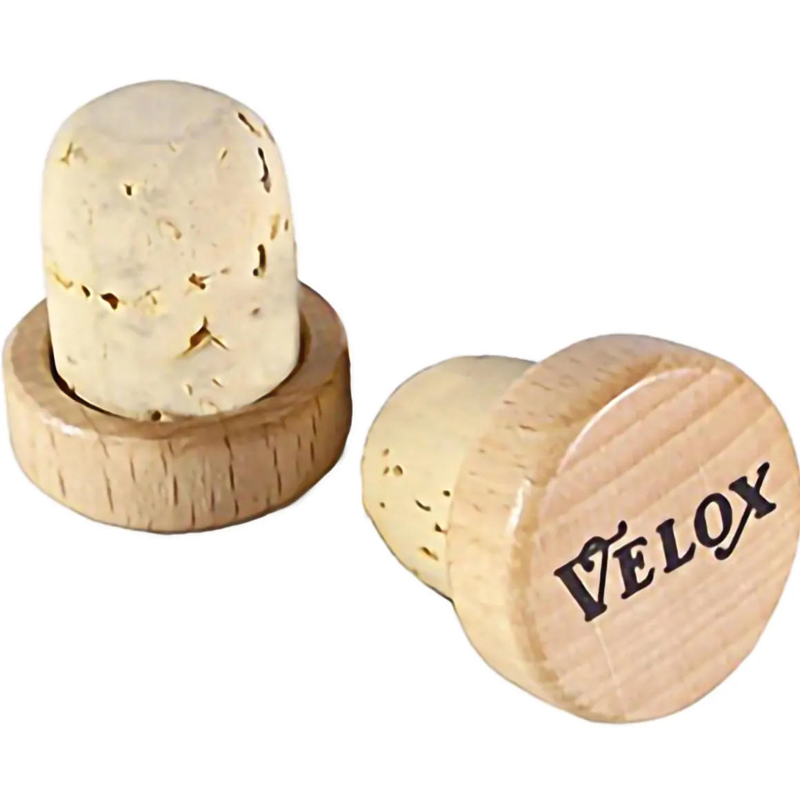 Vintage Wooden Cork Bar End Plugs