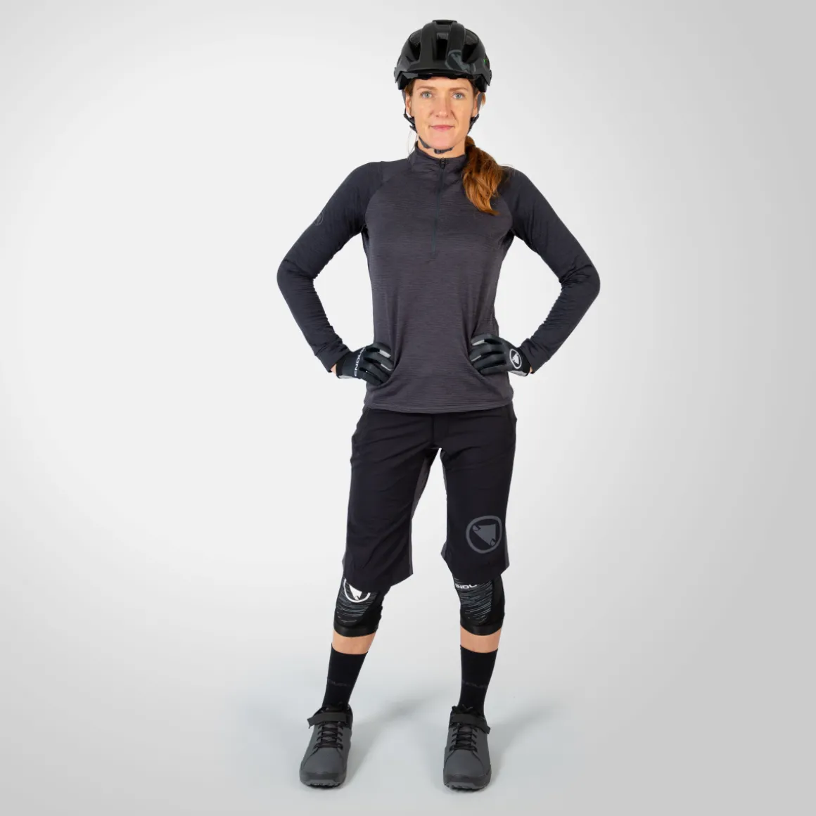 WOMEN’S SINGLETRACK FLEECE Long-Sleeved MTB Bike Shirt