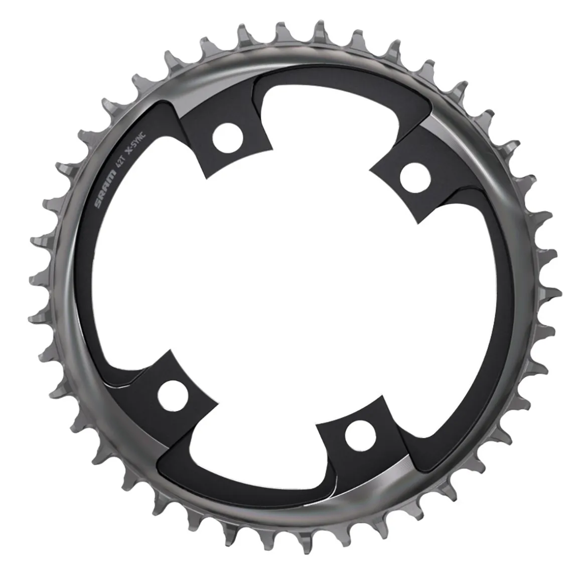 X-SYNC™ Road 1x12 Chainring, 107 BCD, Grey, RED®